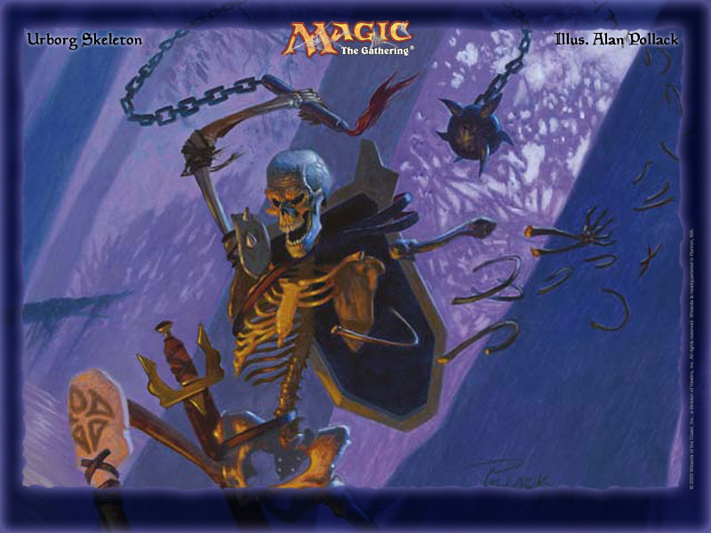 Otaku Gallery  / Magic The Gathering / Wall Paper / 800x600 / UrborgSkeleton.jpg